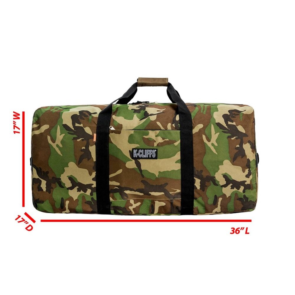 Heavy Duty 36 inch Duffel Gym Bag Large Square Sport Gear Travel Bag